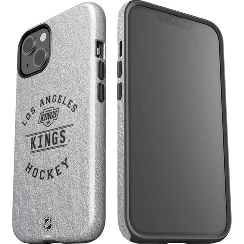 NHL Los Angeles Kings Black Text iPhone 15 Impact Case